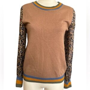 Anthropologie Conditions Apply Celina Knit Pullover Cashmere Blend XS